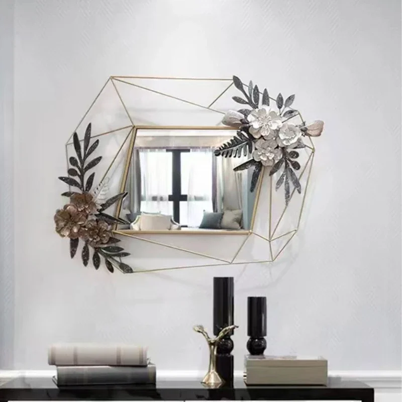 2024 large wall bedroom makeup mirrors bathroom home decor luxury art frame house decoration