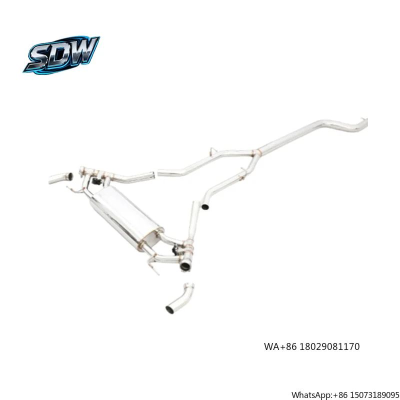 

Выхлопная система Valvetronic из нержавеющей стали Catback для X7 G07 V8 4.4TT M50i M60i: Улучшенные выхлопные трубы