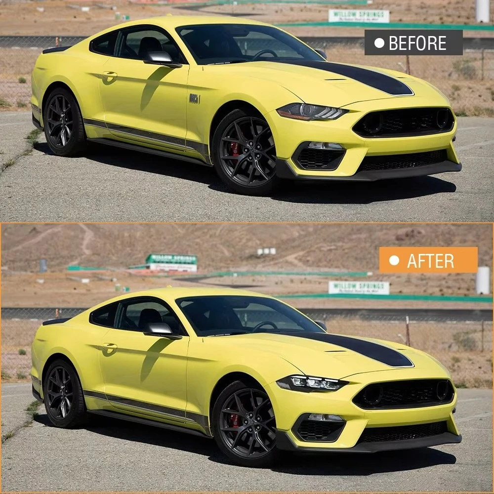 TT-ABC New Headlights for 2018-2022 Mustang S650,Headlights for Mustang Coupe & Convertible, Sequential Turn Signals