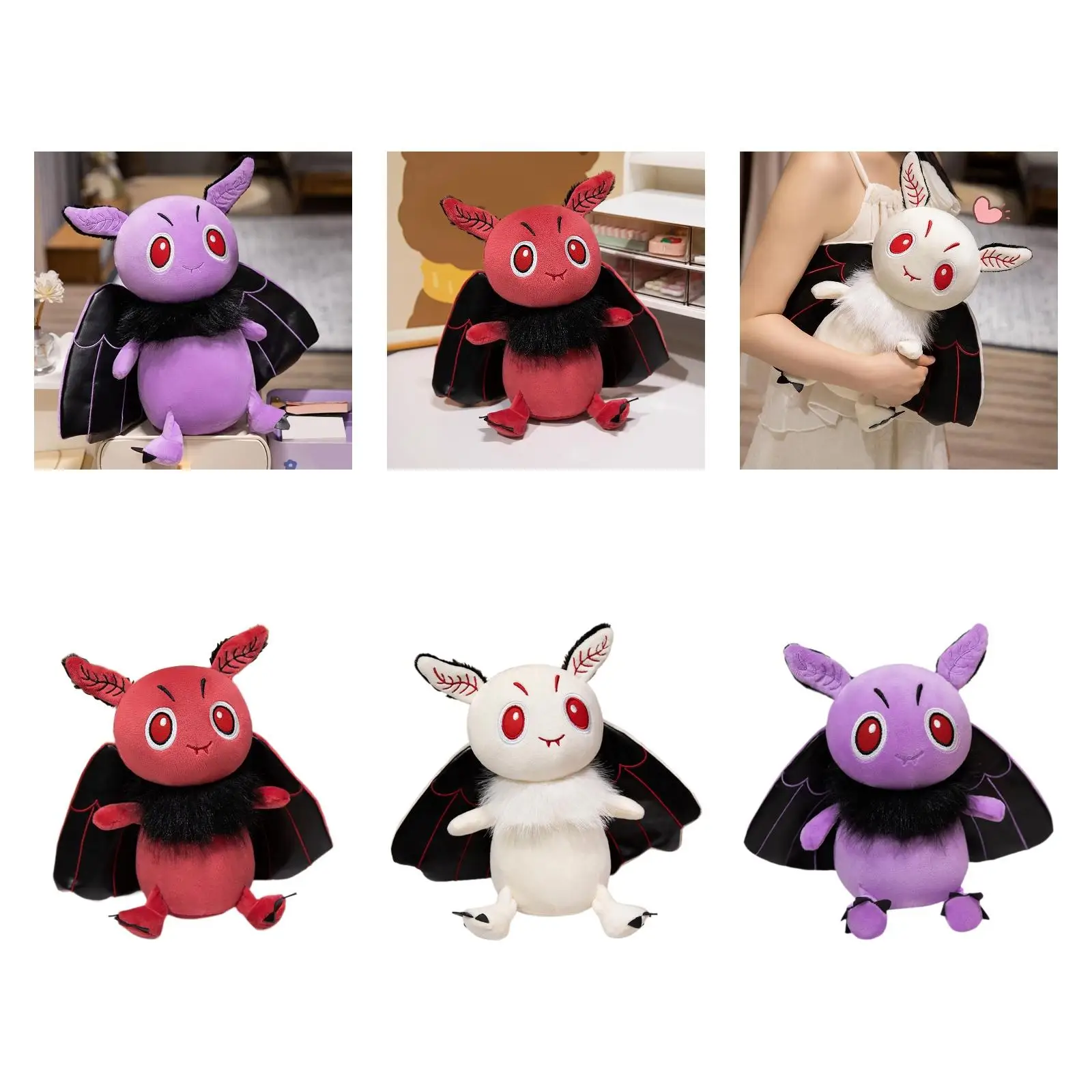 

Moth Plush Toy Supplies Soft Holiday Gift for Kids Toddlers Room Decoration