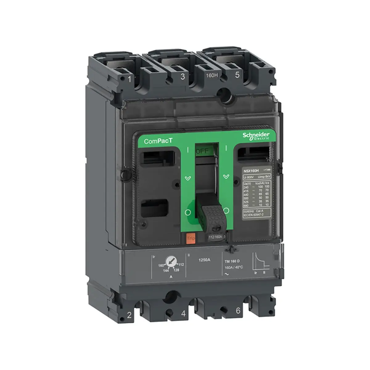 NSX250F TM200D 3P3D (3P) LV431631 Circuit breaker new model C25F3TM200 NSX250F 36kA AC 3P3D 200A TMD