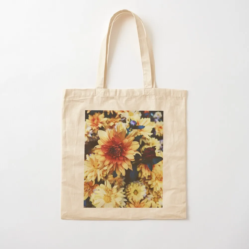 Golden Mums Tote Bag tote bag female bag Shopper handbag Canvas Tote