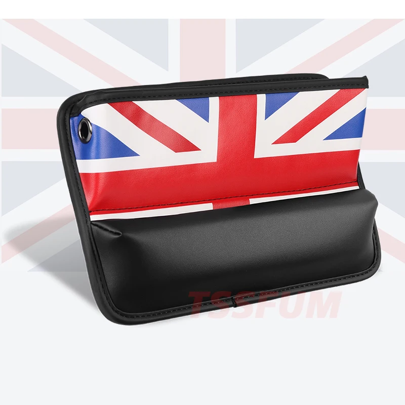 Union Jack Car Seat Gap Anti-Leak Storage Bags Pocket For Mini Cooper S JCW Countryman Clubman F55 F60 R55 R56 R60 R61 F56 F54