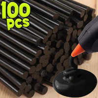 Black Hot Melt Glue Sticks for Electric Glue Gun Craft Album Alloy Accessories Car Dent Paintless Sealing Repair Festival Decor