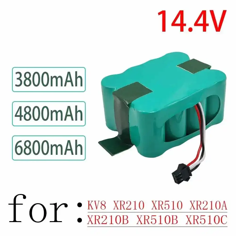 NEW 14.4V Ni-Mh SC battery 3800mAh-4800mAh-6800mAh for KV8 XR210 XR510 XR210A XR210B XR510B XR510C Staubsauger Kehr robots