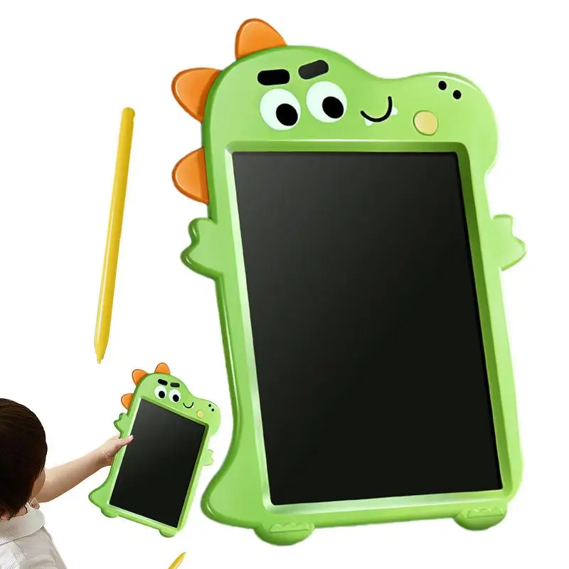 Kids Doodle Board LCD Dinosaur Graffiti Tablet Toy 25.4cm Colorful LCD Scribble Tablets Funny Drawing And Writing Pad For Home