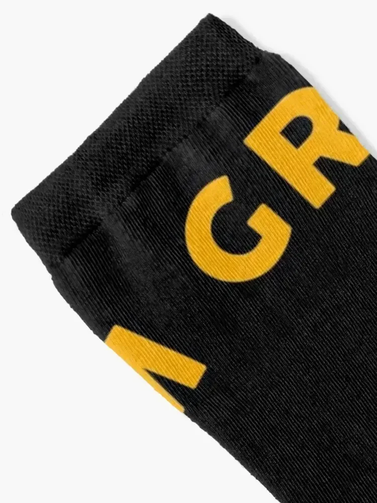 I'M GRUMPY Deal With It funny santa gift for christmas Socks kids Antiskid soccer with print new year Boy Socks Women's