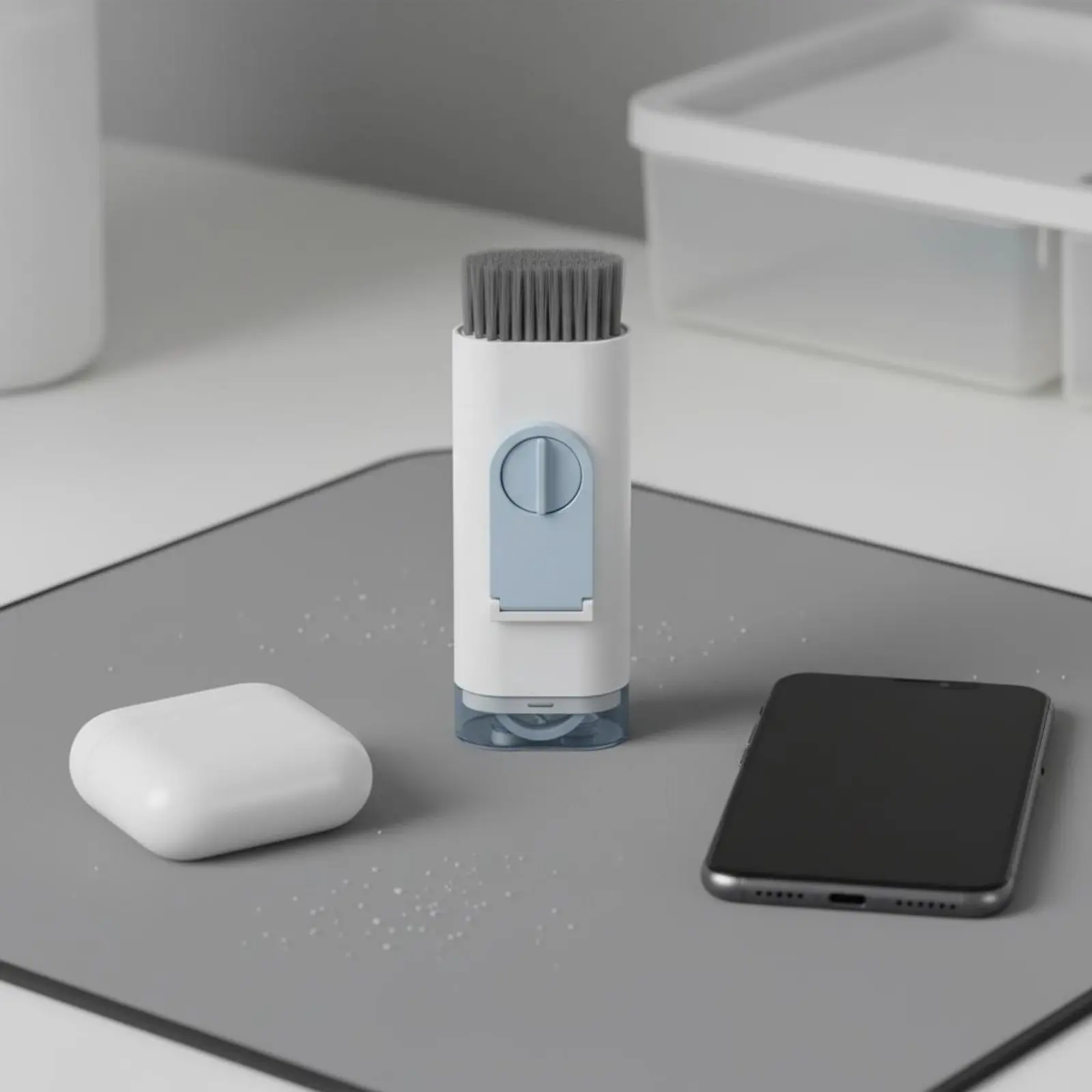 Multifunctional Keyboard Cleaner Integrated Design Keyboard Cleaner Kit 8-in-1 Cleaning Tool Portable Computer Cleaning Set