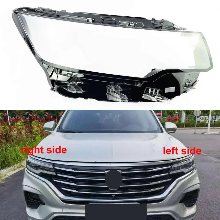 

For Roewe RX5 MAX 2019 2020 2021 Car Accessories Headlight Lens Cover Transparent Lampshade Headlamp Shell Plexiglass