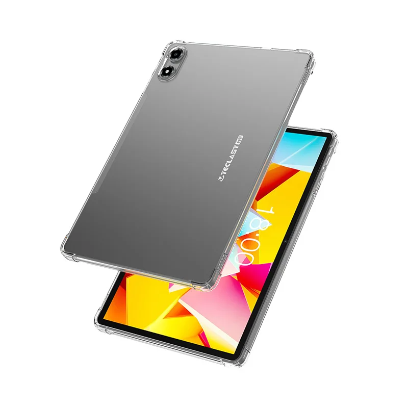 Shockproof Airbag TPU Case For Teclast T50 Plus 11 Inch Anti‑Drop Raised Camera Edge Clear Tablet Back Cover