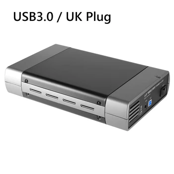 외장 하드 드라이브 인클로저, 광학 드라이브 인클로저, USB 3.0, 2.0, SATA 8TB, 16 단 녹화 HDD SSD 인클로저 케이스, 5.25 인치 