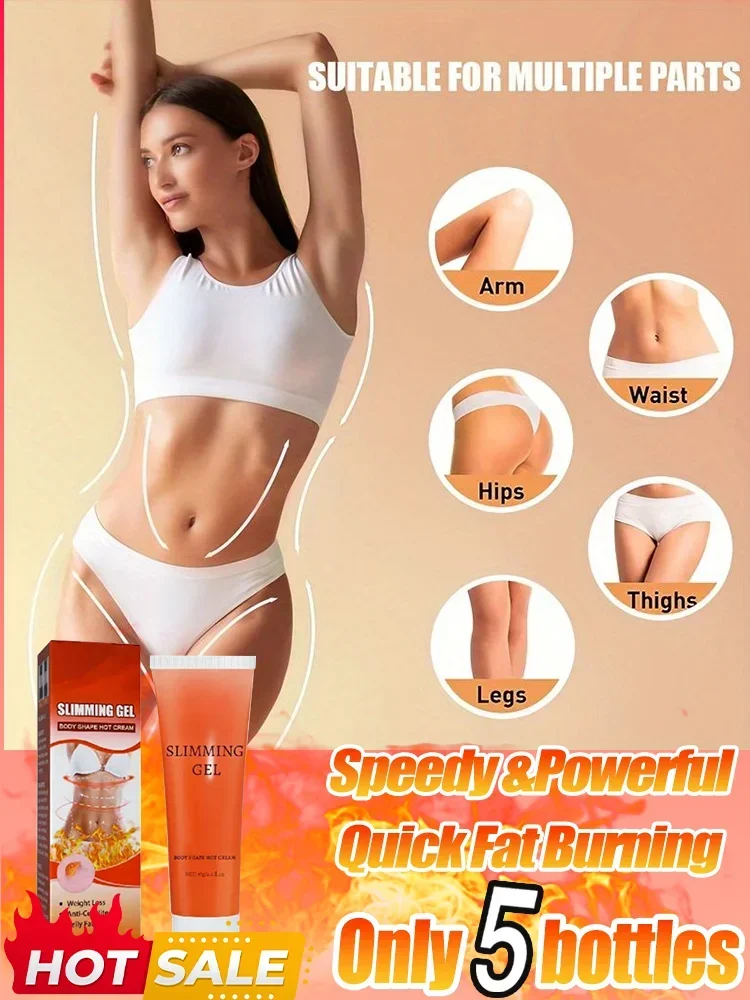 Rapid Weight Loss Gel Men and Women Powerful Weight Loss Cream 7 Days Rapid Fat Burning Full Body Shaping and Abdominal Slimming