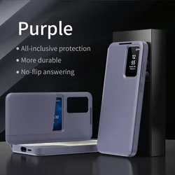 Wallet with Card Holder Phone Case for Samsung Galaxy S25 Ultra S24 S23 S22 Plus PU Leather Protective Cover