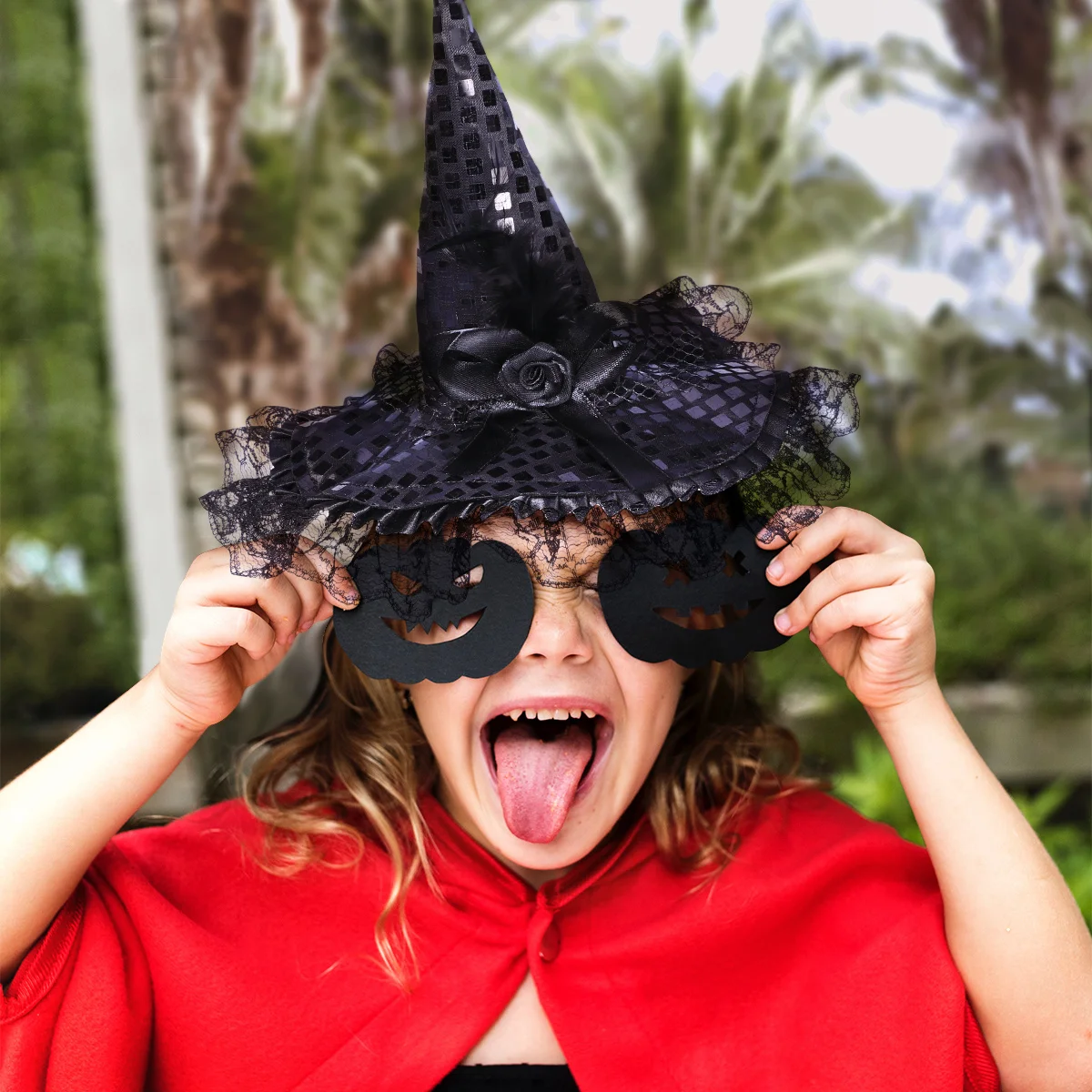 

Halloween Headband Witch Hat Black for Costume Party Dress Up Performance Supplies Attractive Party Cap
