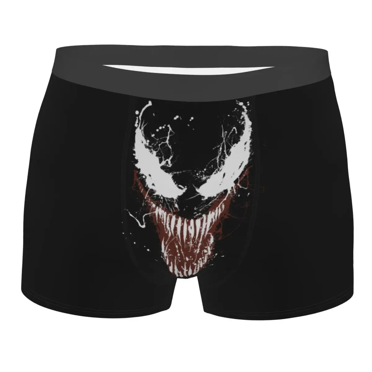 

Пользовательские горячие шорты-боксеры Venom из фильма для мужчин, нижнее белье с 3D принтом, трусы, мягкие трусы