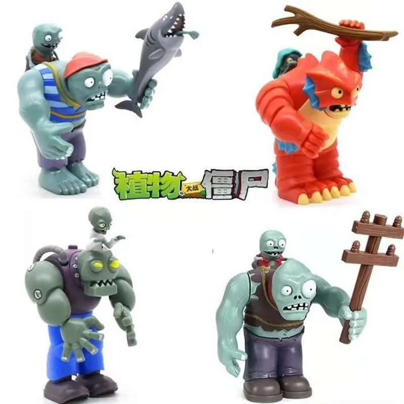 Nuevas plantas vs Zombies juguetes figuras de acción Gargantuar Robot planta Zombie juego Fan figuritas muñeca juguetes para niños regalos de