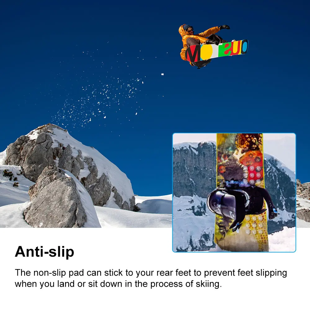 Snowboard Protective Mat Self Adhesive Silicone Mat Transparent Anti-Skid Gasket Particle Accessories For Cabinet Outdoor Skiing