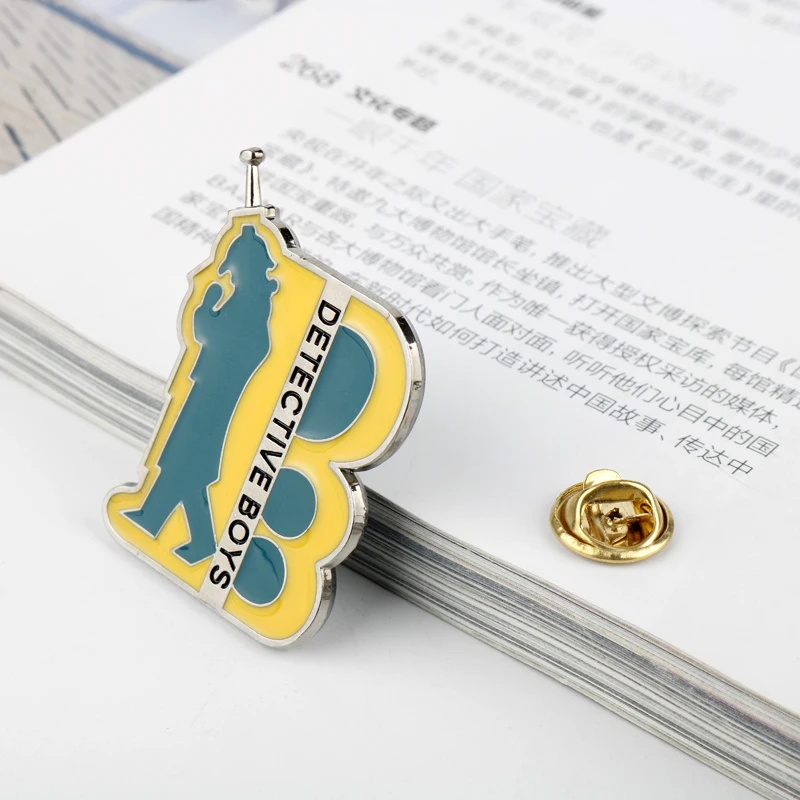 Anime Manga Detective Conan Enamel Pin Cosplay Brooch Badge for Backpacks Fashion Jewelry Gift view 6
