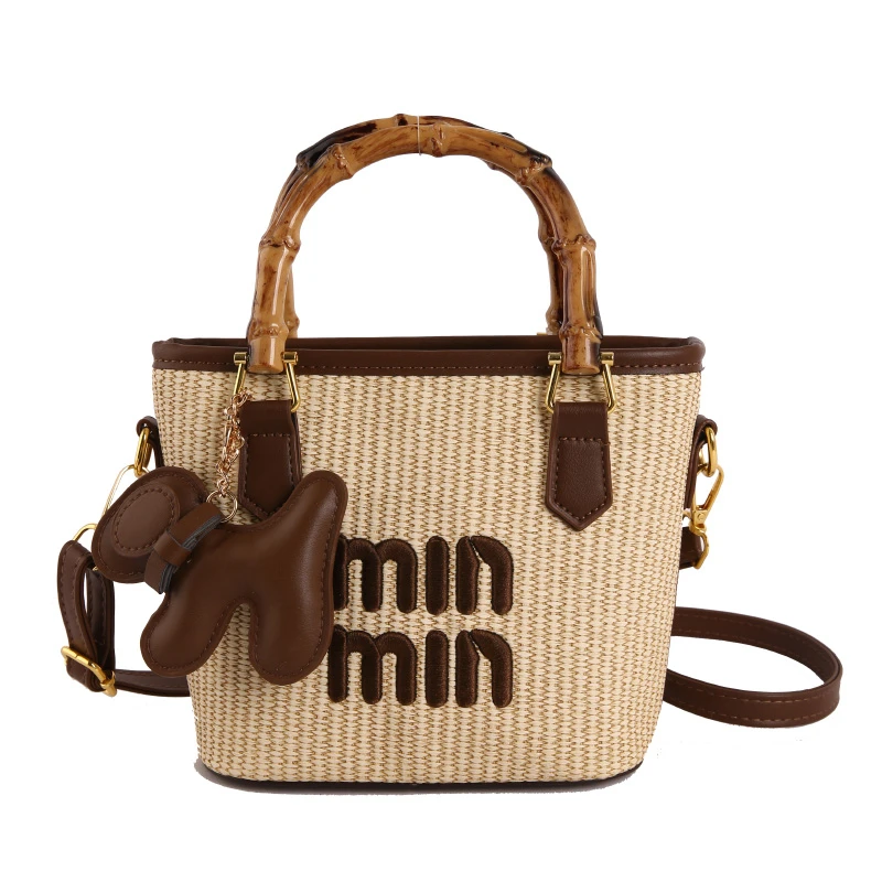 

Unique Vintage Stylish Diaper Bag: Women's Crossbody Purse, Elegant Shoulder Bag With Large Capacity And Letter Logo