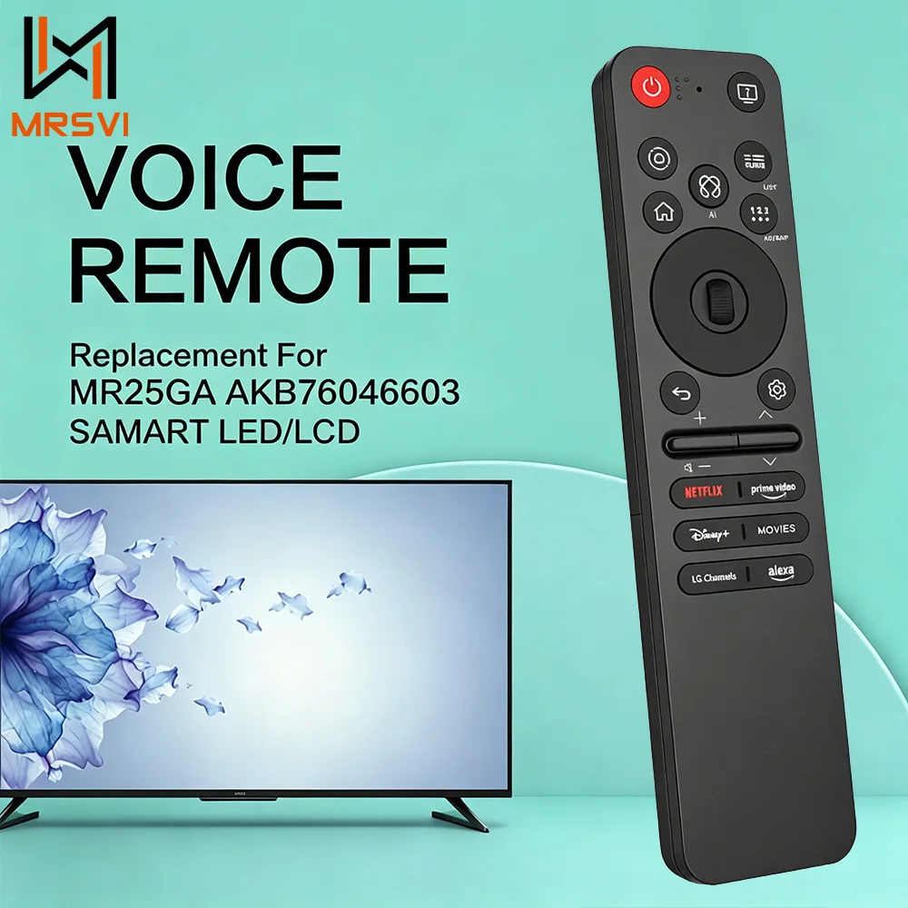 MRSVI MR25GA AKB76046603 Voice Magic Remote Control Includes Pointer Functions Compatible Withlg GA/GC Series Controller