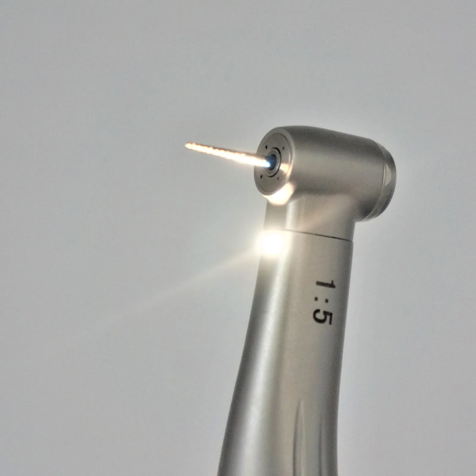 Dental 1:5 Fiber Optic Handpiece Increasing Contra Angle Internal Water Spray Low Speed Surgical Handpiece For Lab Dentist