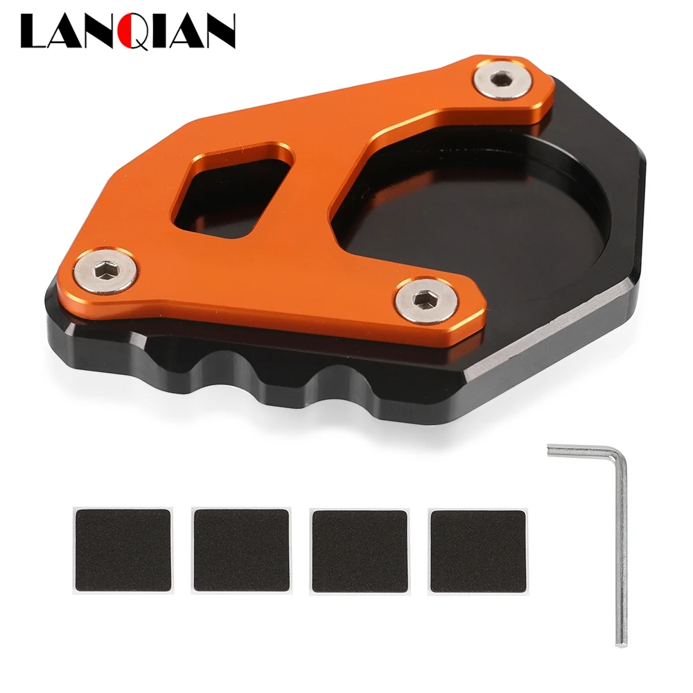 Kickstand Motorcycle CNC Foot Side Stand Extension Pad Support Plate Enlarge For 390 ADV Adventure 250 ADV/ Adventure 2019-2024