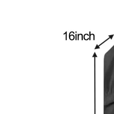 210D Oxford Cover Garment Rack Cover For Year Round Protection Black Comprehensive Coverage For 36x18x72 Inch Rack