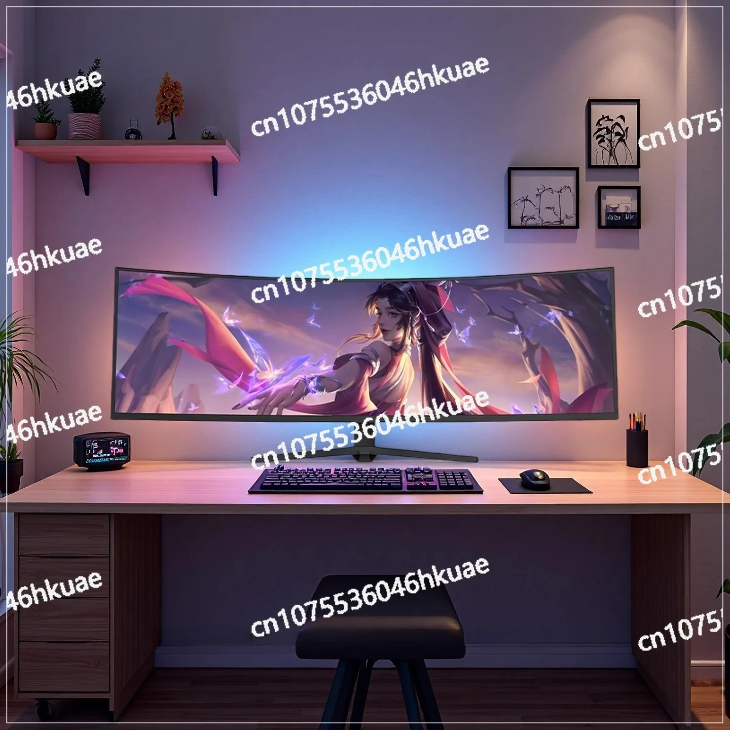 

IPS Panel 4K UHD 240Hz HDR RGB Light Emitting Diode Display 49-Inch 32:9 IPS VA Panel, Curved Gaming Monitor VA
