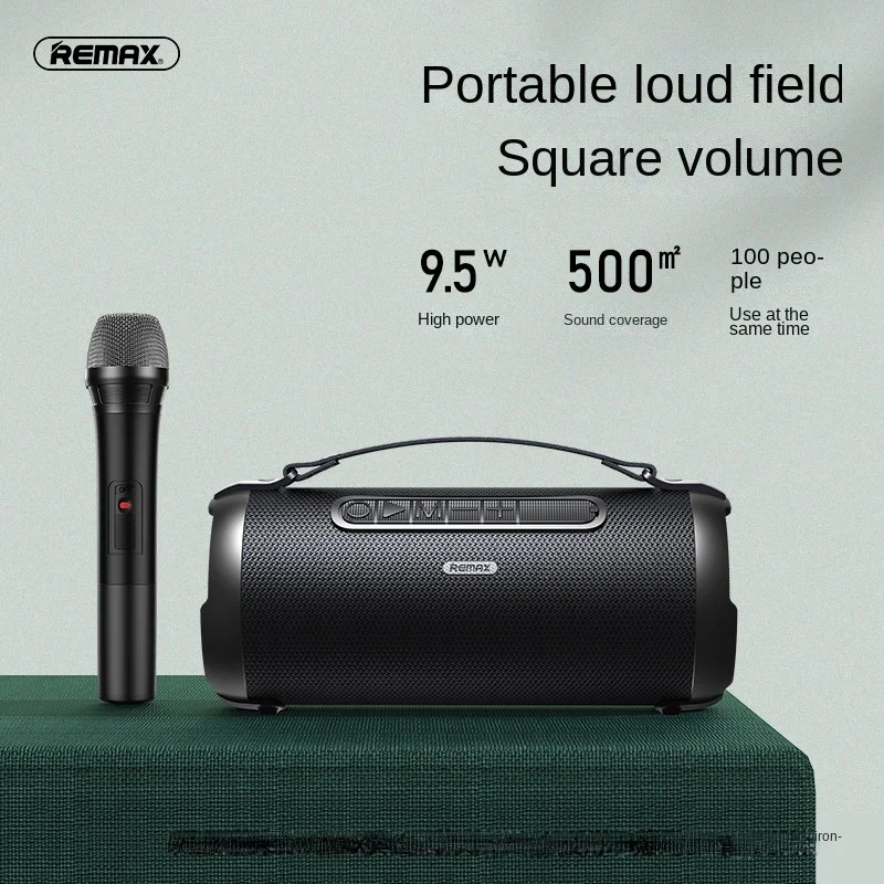 RB-M43 altoparlante Bluetooth wireless multifunzionale esterno portatile subwoofer quadrato danza sistema sonoro