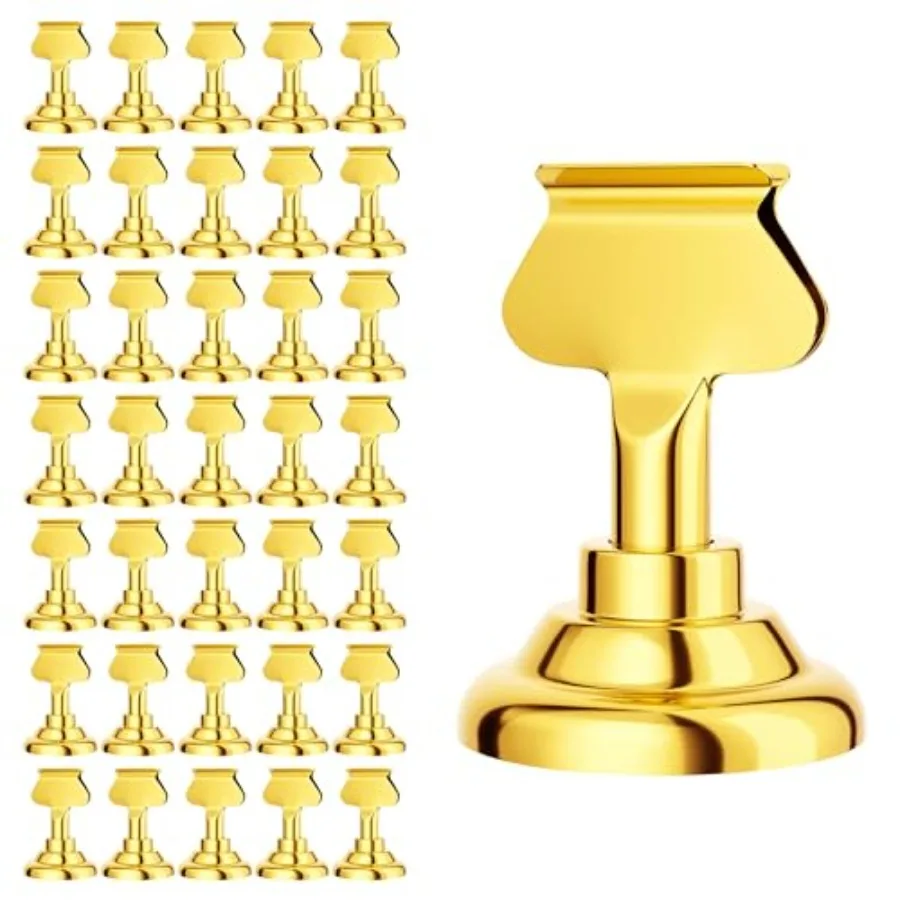 

36 Pieces Table Card Holder Place Card Holders 1.7 Inch Gold Steel Card Holders for Photos Food Signs Memo Notes Weddings Resta