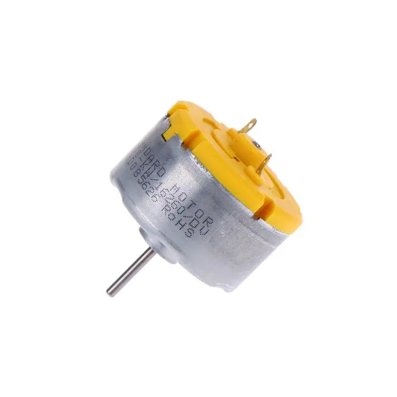 Standard Motor RC500-KW/16260 DC 6V 9V 12V Mini 32mm Diameter Round Spindle Motor Long Shaft For Sweeper Robot Fragrance Machin