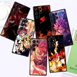 Anime Fairy Tail Comics For Samsung Galaxy S24 S23 S22 S21 S20 FE S10 S10E Plus Ultra Pro Lite 5G Black Funda Phone Case