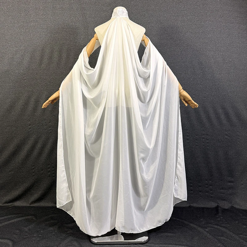 1pc unisexe manteau en mousseline de soie à capuche manteau Wicca Robe Cape châle Halloween fête sorcière magicien Cosplay Costumes femmes