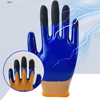 ZK30 400V Electrical Insulated Glove Antislip Touchscreen Low Voltage Resistance Glove for Instrumentation Appliances