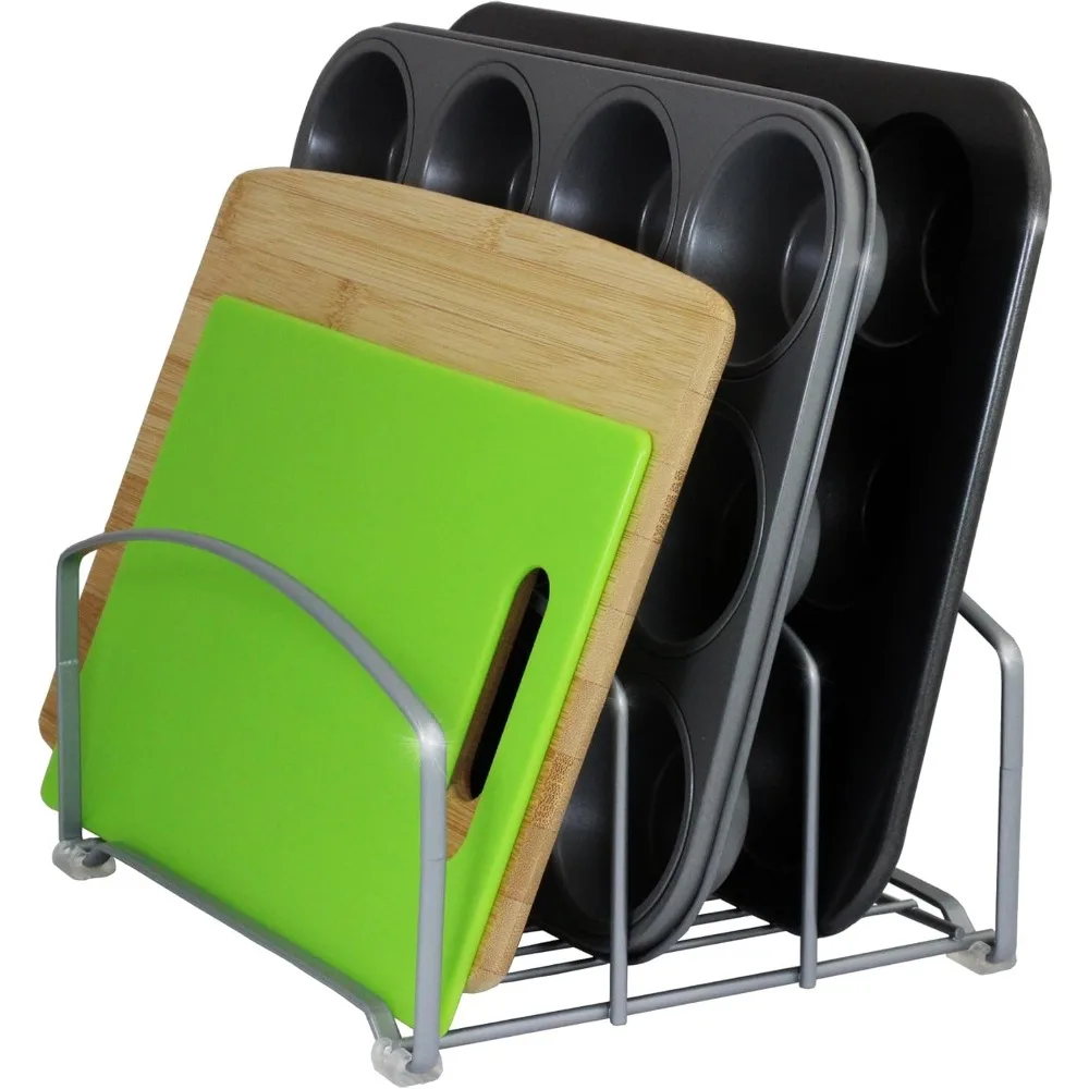 

Houseware Organizer Pantry Rack, Silver