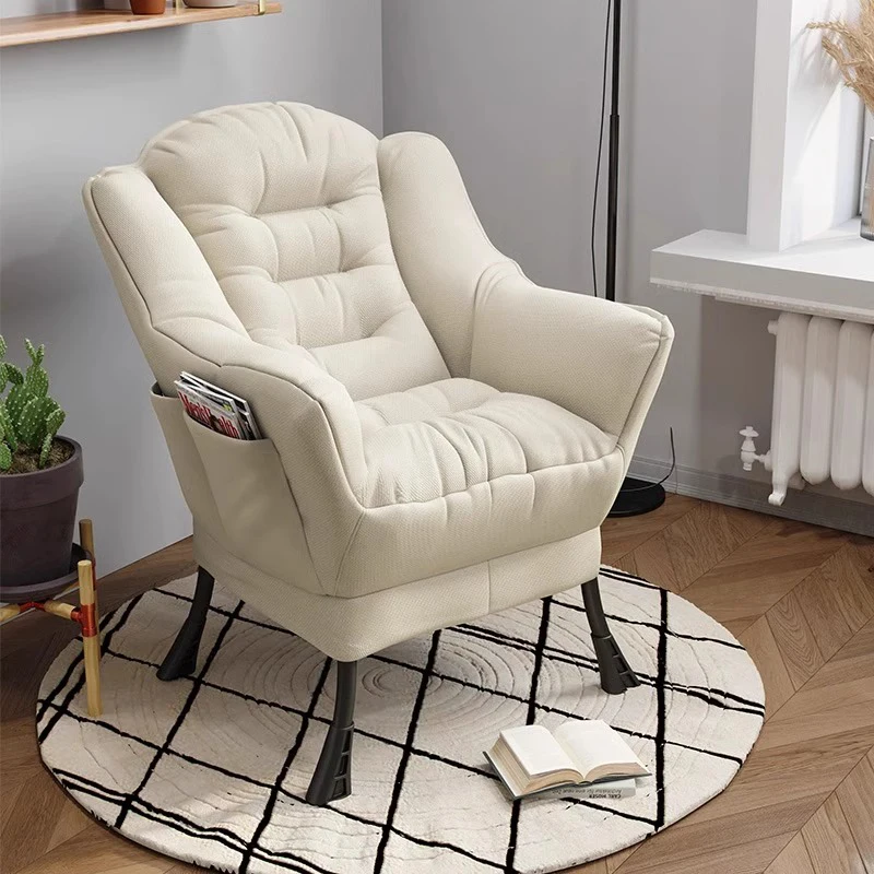 Nordic Lounge Living Room Chairs Comfy Relaxing  Chaise Lounge Living Room Chairs Lazy Sofa Reading Fauteuil Modern Furniture