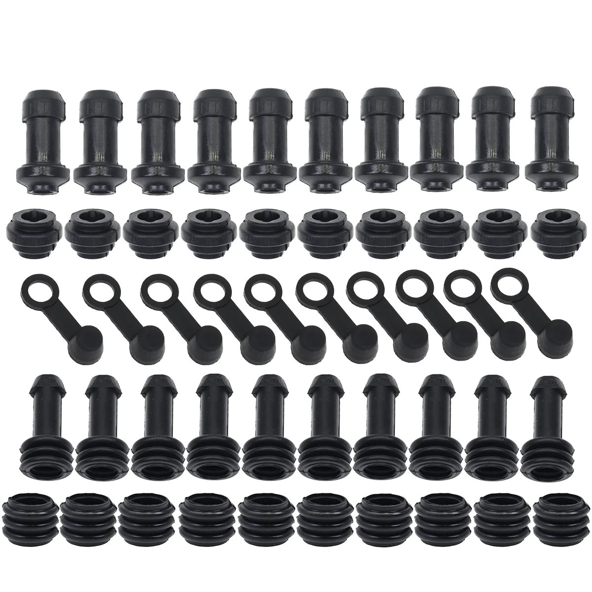 

10/5 Motorcycle Scooter Brake Upper Lower Pump Caliper Shock Absorber Sleeve Dust Covers Disc Waterproof Rubber Caps