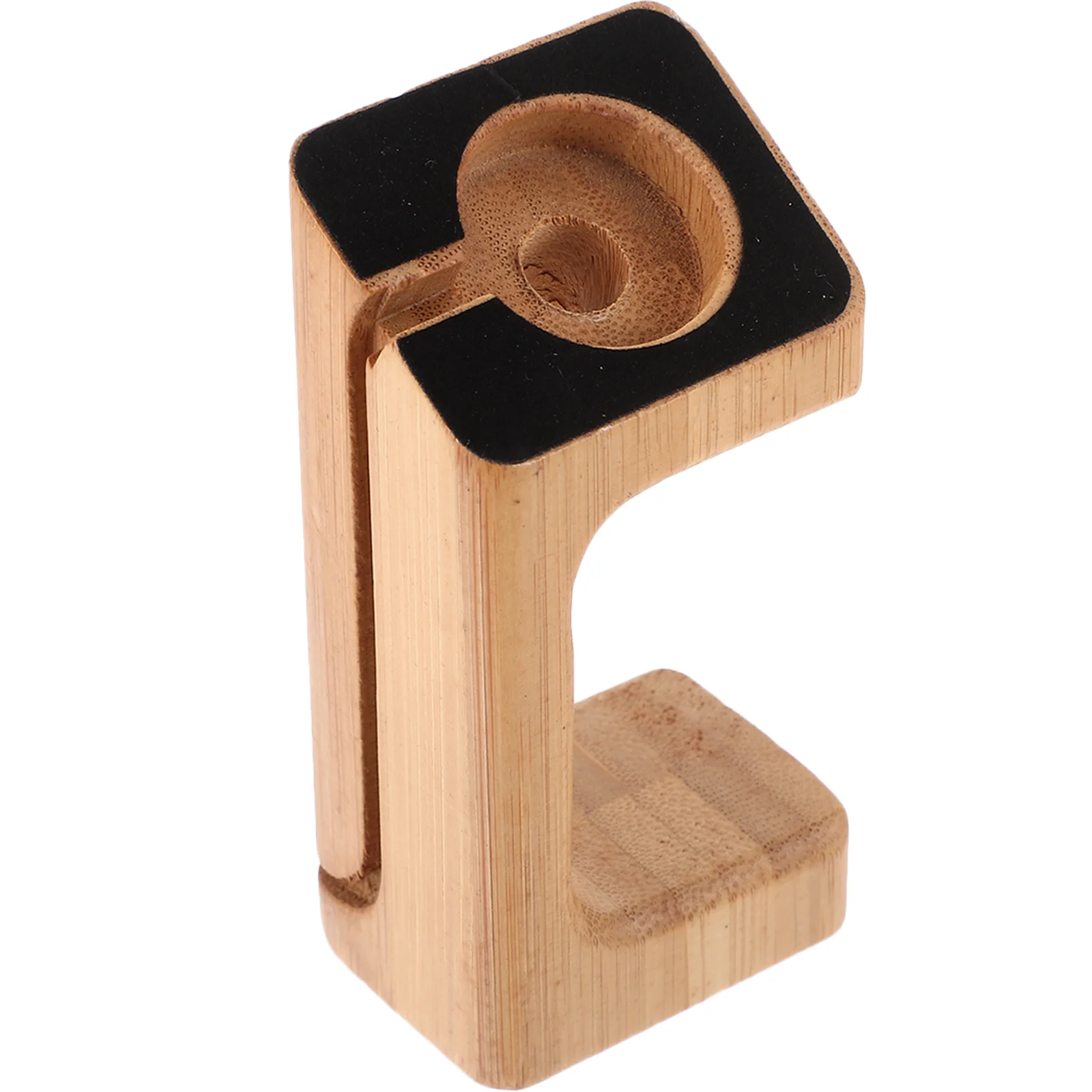 1Pc Watch Charging Stand Bamboo Charging Bracket Smart Watch Holder Display Stand Compatible for Apple Watch