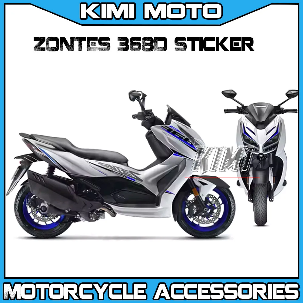 

Motorcycle Sticker Body Decoration Waterproof Protective Sticker Front Sticker Modified Parts For ZONTES 368D 368D 2024