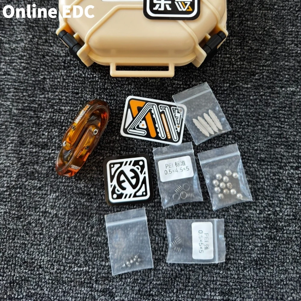 中古 WANWU EDC PEI エスカポッド メカニカル ツインスライダー フィジェット スライダー フィジェット トイズ 大人向け ノベルティ トイ