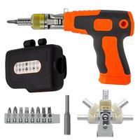 Magnetic Screwdriver Set All-in-1 Ratchet Screwdriver With 14 Sizes Magnetic Bits Electronics Repair Tool Kit Pop Out Bit