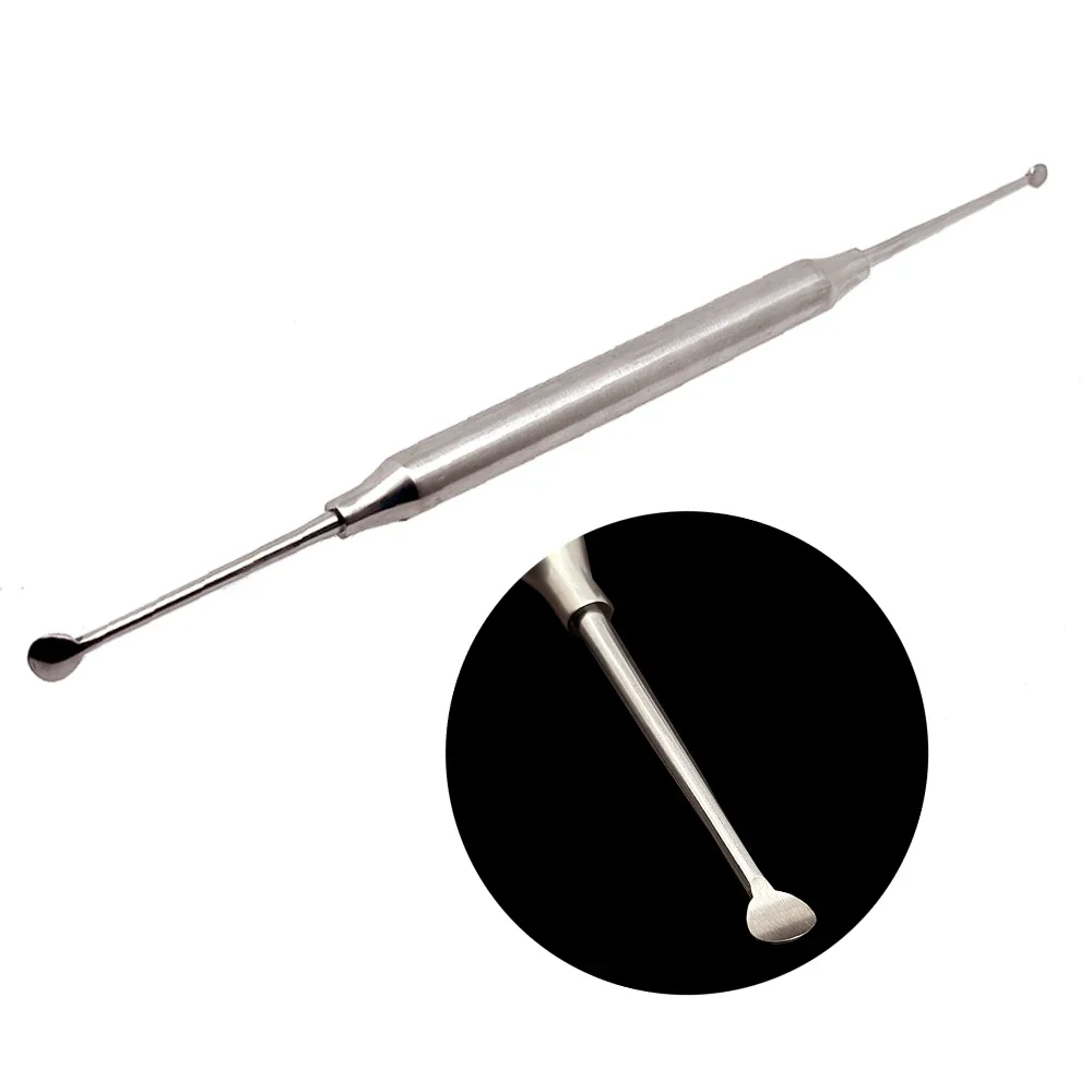 

Экскаватор-ложка для зубных имплантатов с круглым наконечником для подготовки к полости, изогнутия костей и восстановления оральной хирургии