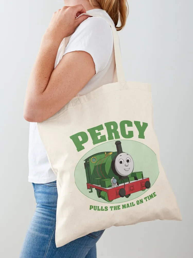 Percy - Pulls The Mail On Time Tote Bag Customizable tote bag tote bags aesthetic Shopping bags