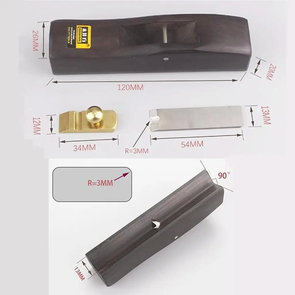 DIY Planer Hand Plane Bottom Surface Smoothing Carpenter Tool