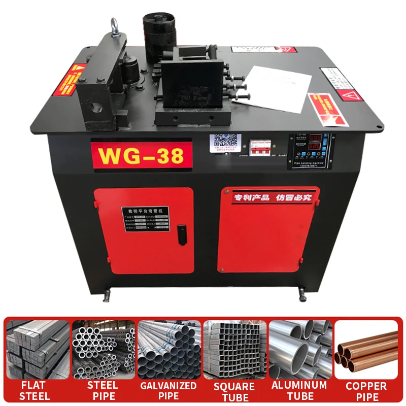 WG-25/38/51 Hydraulic Automatic CNC SS Square Steel And Tube Bending Hines Pipe Bender pipe bending machine