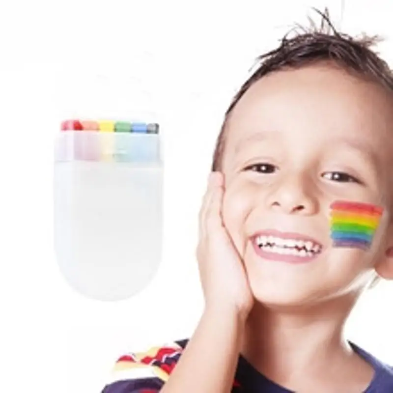 Six Color Facial Painting Body Painting Festival Creative Dressing Fan Festival Party Oil Painting