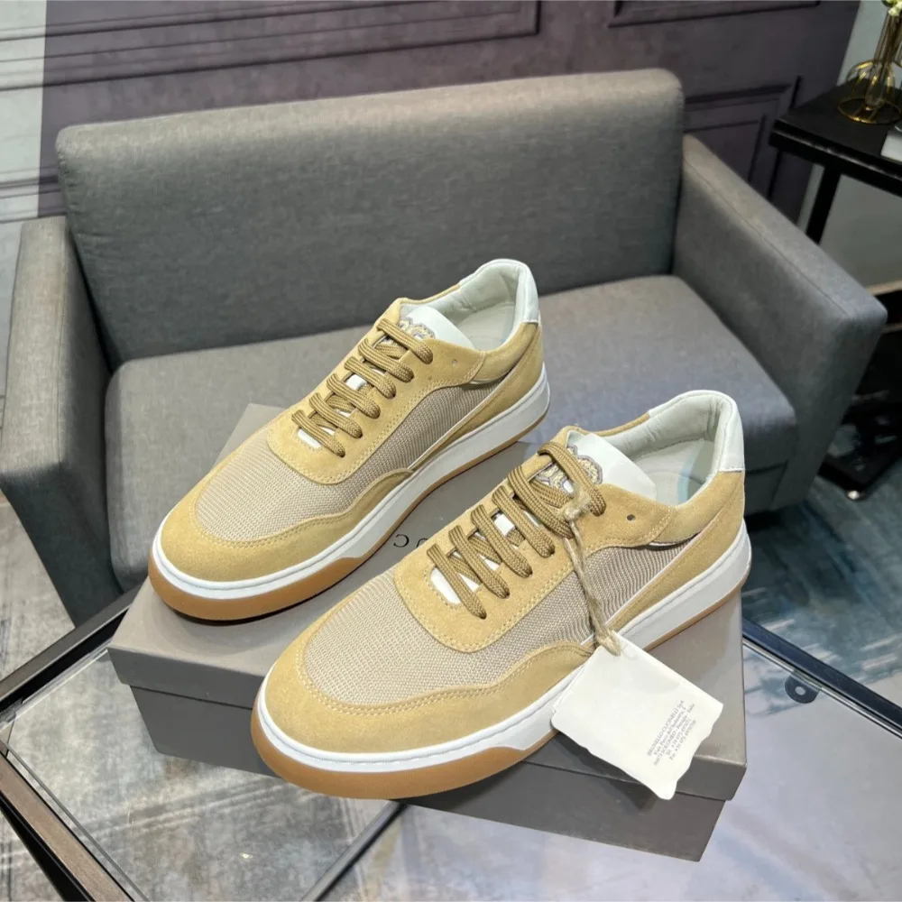 

Мужские люксовые кроссовки из замши и сетки, новые, классические низкие кеды на шнуровке, повседневная обувь в стиле ретро на платформе для ежедневной носки