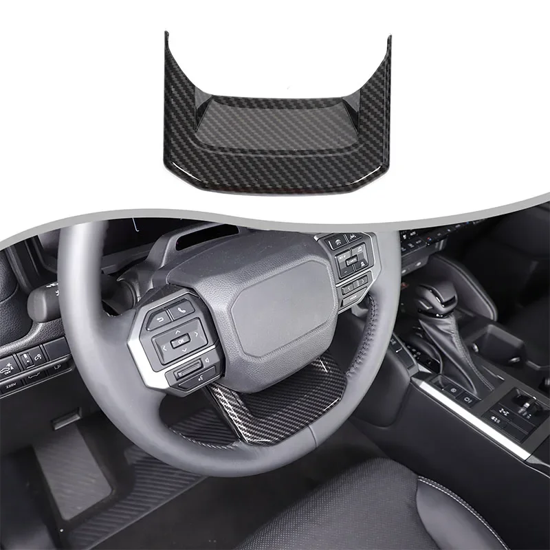 

For Toyota Land Cruiser Prado 250 LC250 2024+ ABS Car Styling Car Steering Wheel Under Decorative Sticker Car Accessories