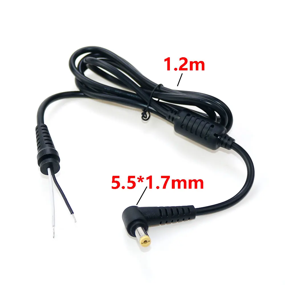 5.5x1.7mm Dc Power Connector Cable Cord for Acer Aspire V5-591 V5-591G Nitro 5 Spin NP515-51 90W 150W 17AWG DC Charger Adapter