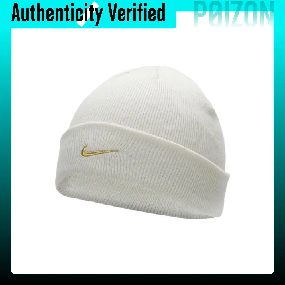 Nike Brand Logo Polyester Beanies Unisex White HJ7024-072/XYY202412132/23862